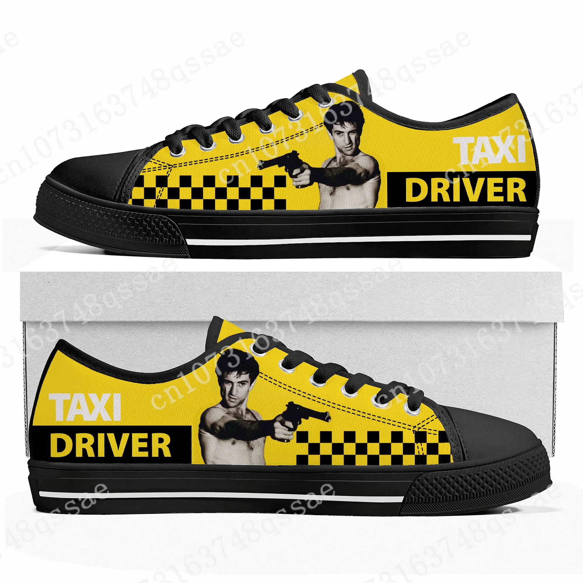 

Taxi Driver Movie Low Top Sneakers Mens Womens Teenager High Quality Canvas Sneaker couple Casual Shoes Customize DIY Shoe