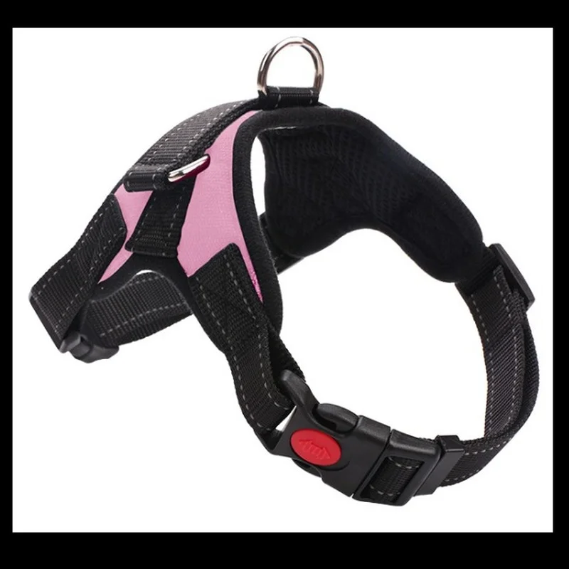 Explosion-proof Chest Harness Medium Large Dogs Adjustable Reflective Pet Mesh Dog arnes perro шлейка для собак | Дом и сад