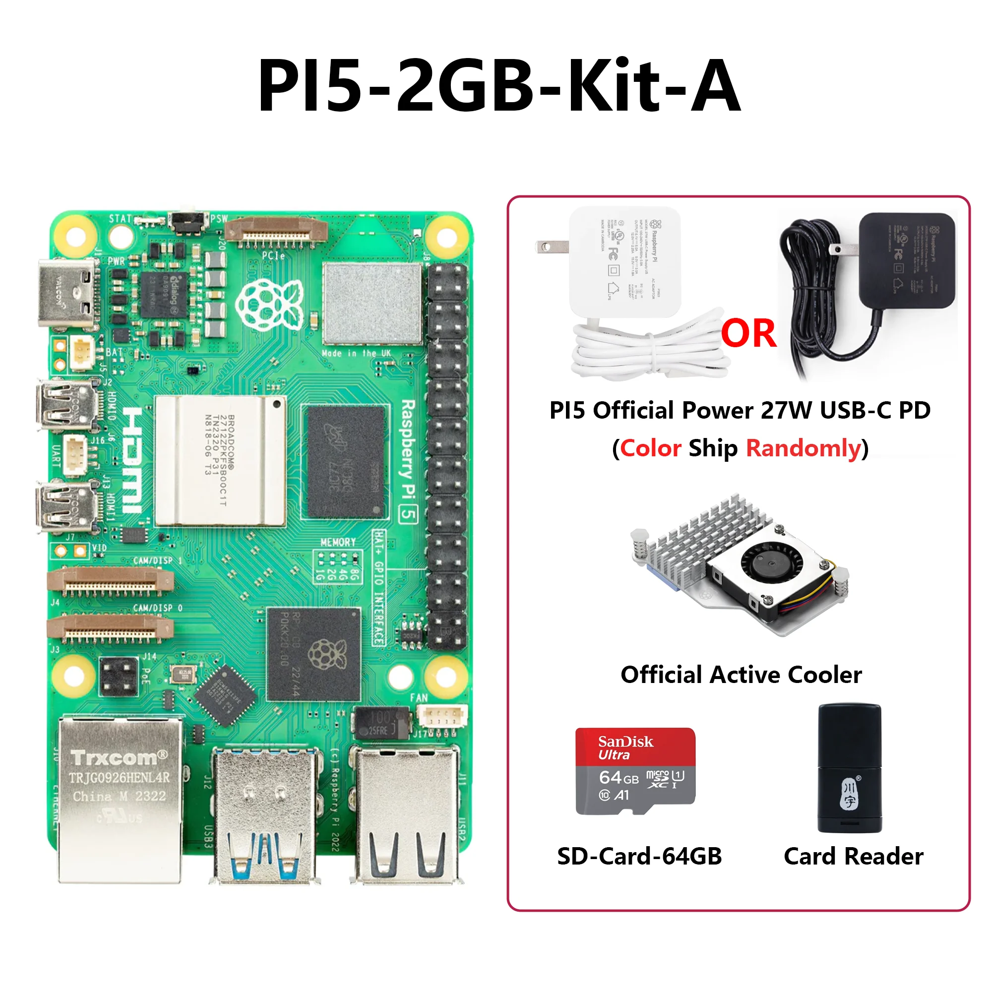 ミニPC Raspberry Pi5 4G RAM Official Raspberry Pi 5 16GB 8GB 2GB 4GB Laptop Mini PC