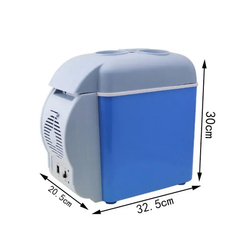 7.5L Mini Car Refrigerator 12V Portable Car Fridge For Cooling Warming Dual Use Travel Vehicle Electric Cooler Freezer