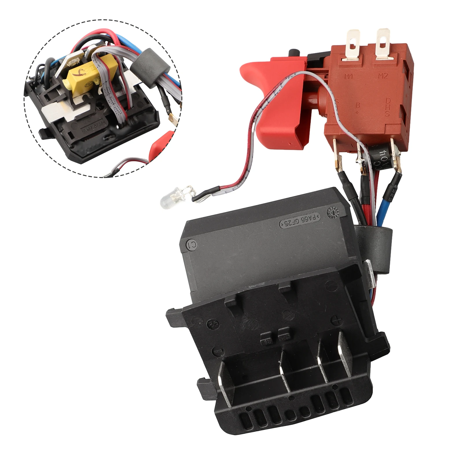 

Electronic Module Switch Part Number 1607233480 For GDR18V-LI GDS18V-LI IWH181 GDX18V-LI GDR GDS GDX 18V-LI Cordless Wrench