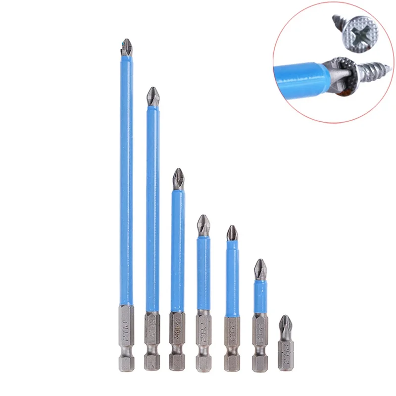 Phillips Drill Bit Head Screwdriver Electric Tools Hex Long Bit
