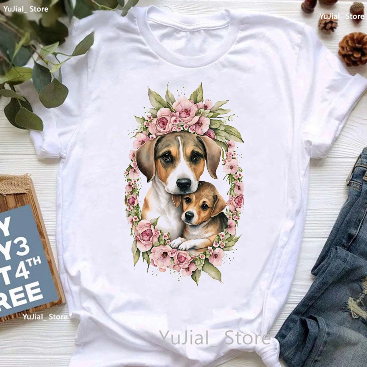 Рисунок 6 - Футболка Kawaii Love Dog с принтом