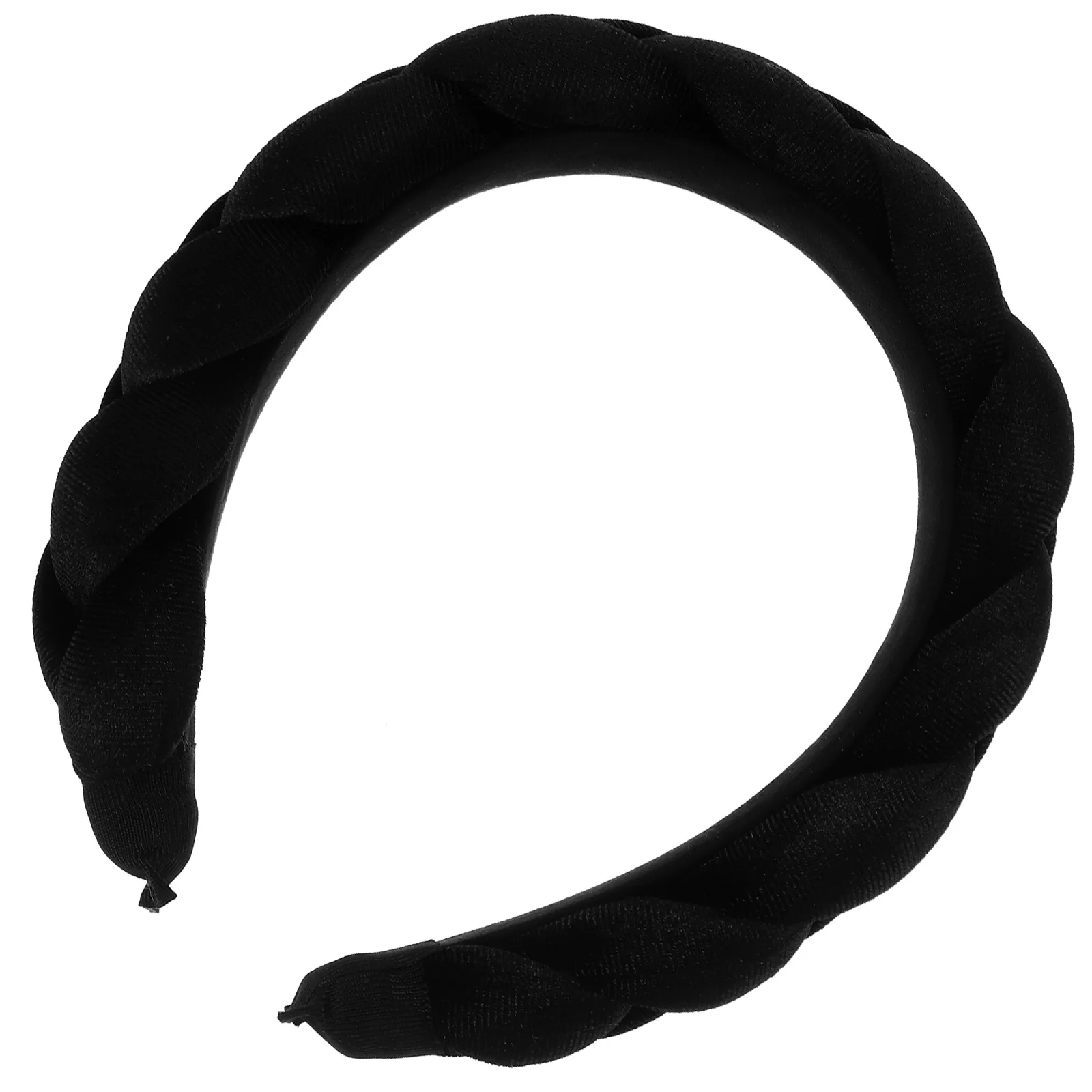 

Beavorty Headbands Womens Braided Headband Padded Hair for Women Men Washing Face Makeup Sports Black Womens Womens Womens