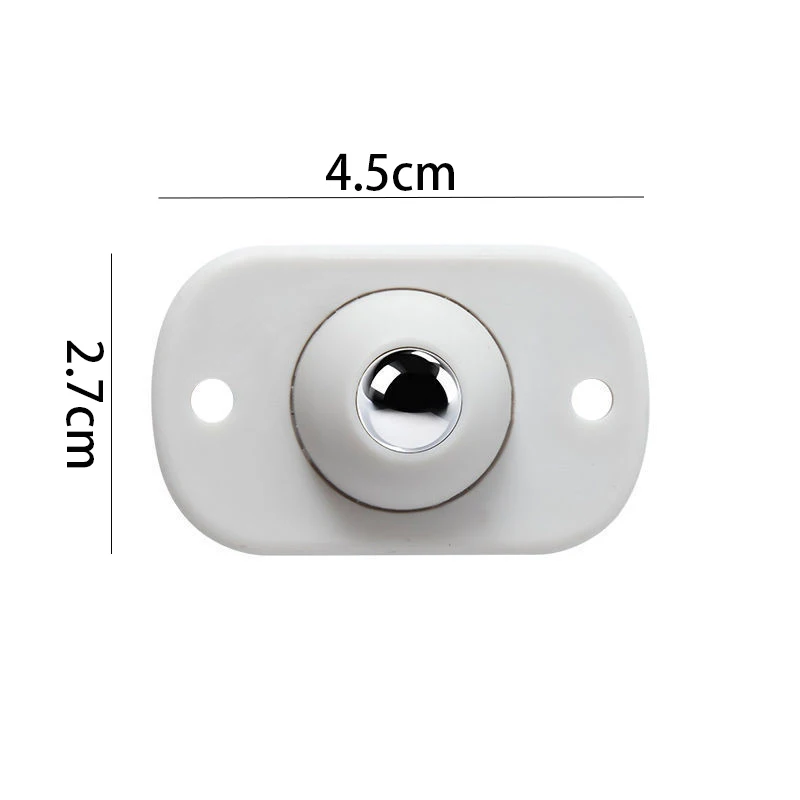 Furniture casters Wheels for furniture Stainless steel roller Self adhesive caster Home 360 degree Load bearing swivel universal wheel 4/12/20Pcs