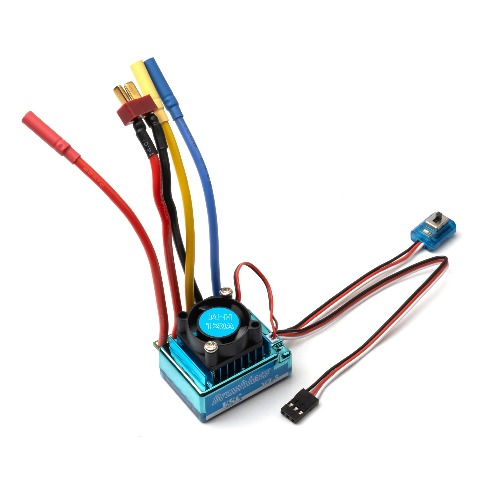 High-Performance Brushless Motor with ESC Speed Controller for RC Racing Vehicles