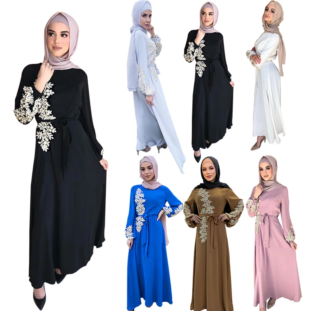 2023 Abaya Dubai Muslim Fashion Hijab Dress Kaftan Islam Clothing African Maxi Dresses For Women Vestido