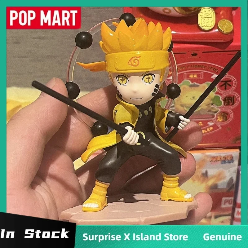 Original Popmart Naruto Anime Figure Ninja World War Series Blind