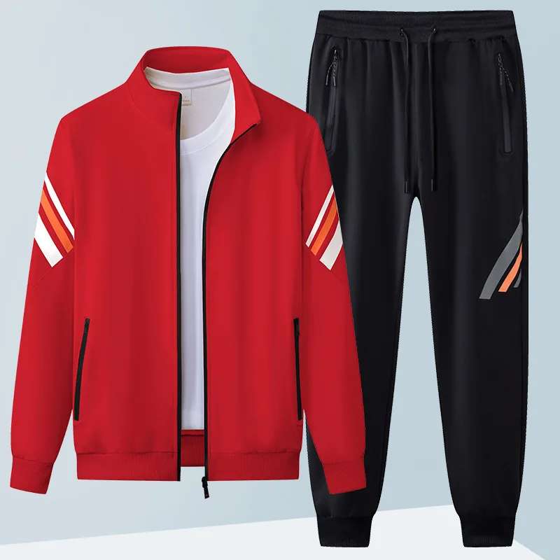 الرجال الرياضة قطعتين عادية الربيع والخريف ايونغ كم سترة البلوز بنطلون الرياضة في الهواء الطلق البدلة ملابس رياضية للرجال