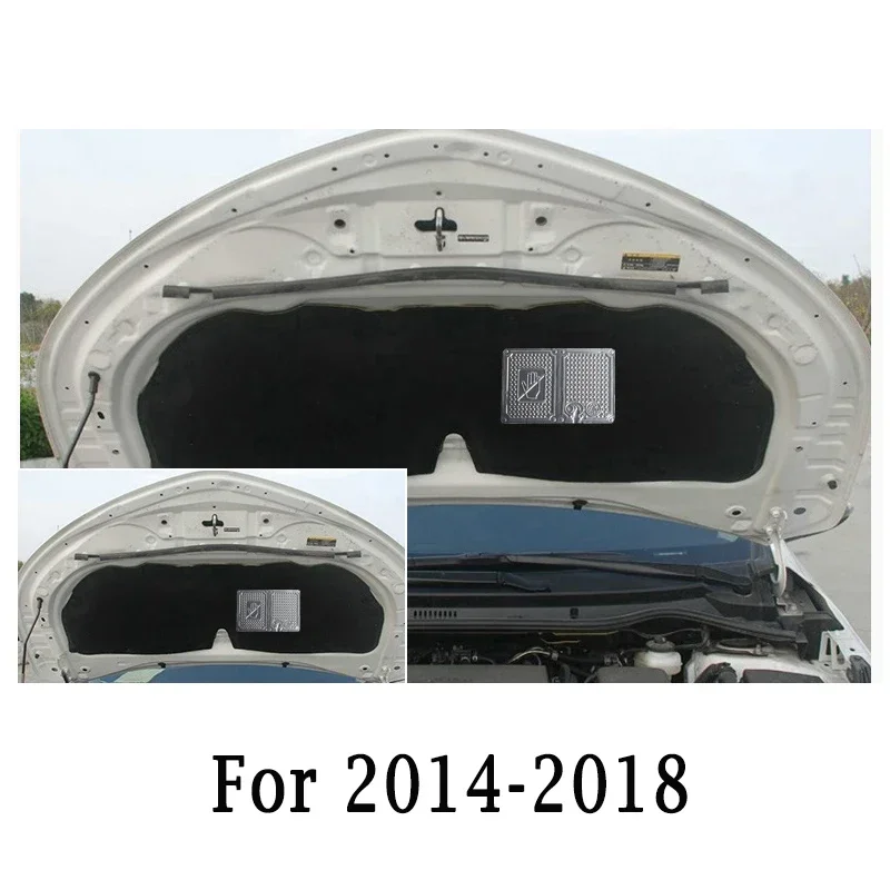 Front Hood Engine Sound Heat Insulation Cotton Pad Soundproof Mat Cover Foam For Toyota Corolla 2007-2013 2014 -