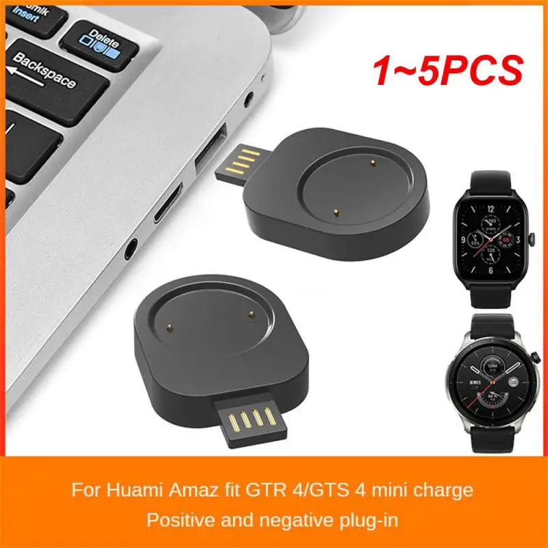 

1~5PCS Charging Cable For Amazfit T-Rex 2 Charger Dock Cradle For Amazfit GTR 4 GTS 3 GTS4/GTS3 GTR3 USB Magnetic Charging