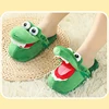Cartoon Crocodile Cotton Slippers With Moving Mouth Funny Home Cotton Shoes Winter Walking Warm Christmas Gift For Men Women 4