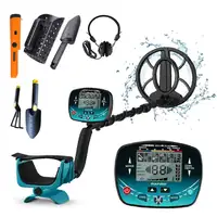 2025 New Underground Metal Detector Gold LCD Search Target ID Max Depth Treasure Hunting PinPointer Waterproof Locate Model 1
