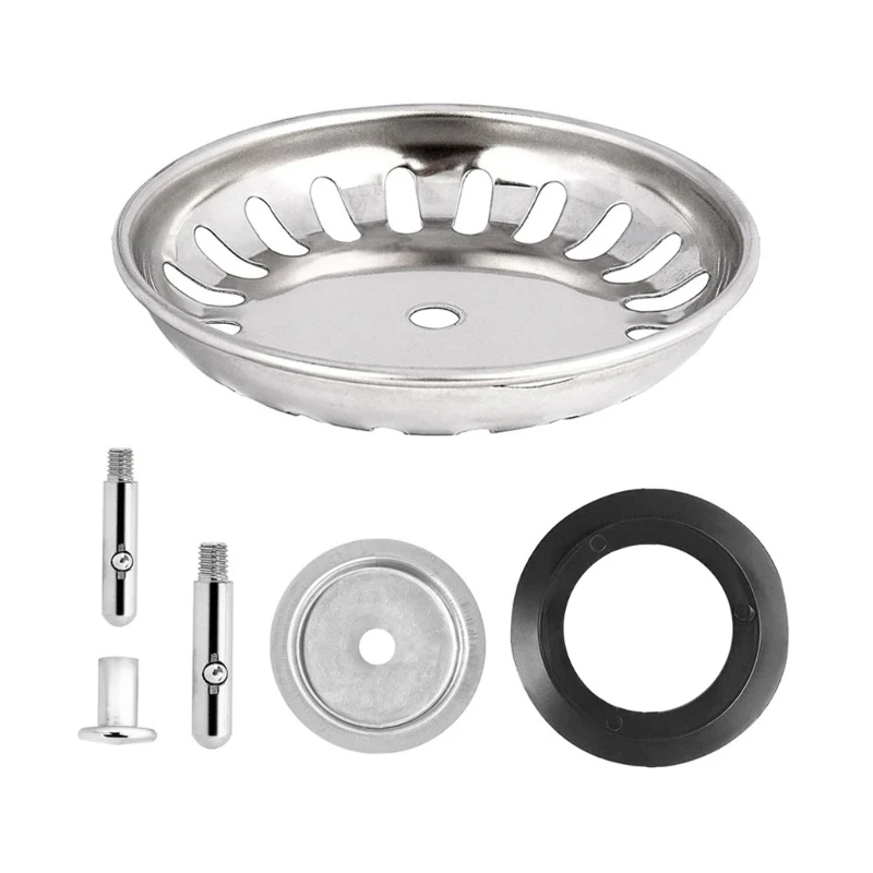 

2 Pcs Kitchen Sink Strainer Stopper Waste Plug Drain Basket Mesh Filter