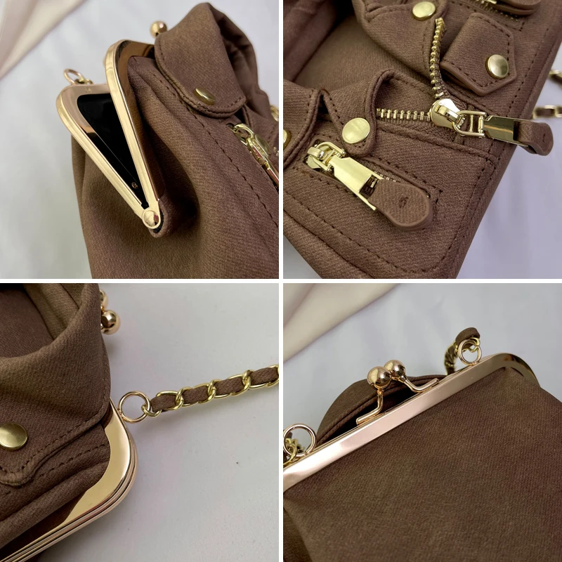 female messenger purse stylish city bag for women cute women's shoulder bag fashion winter mini crossbody bags for women Girl