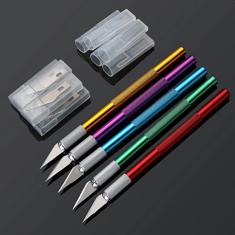 Juego de cuchillos para tallar artesanías de precisión, cuchillos para ...