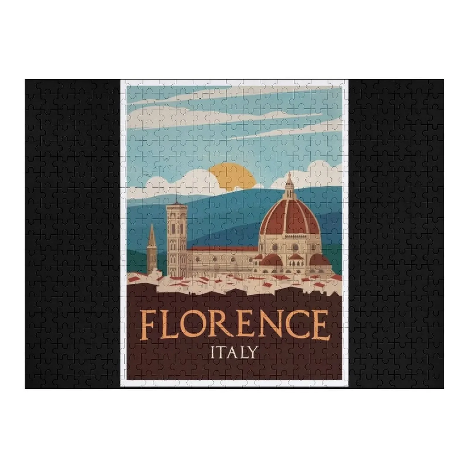 Florence - ITALY Jigsaw Puzzle Customized Picture Children Woodens For Adults Puzzle