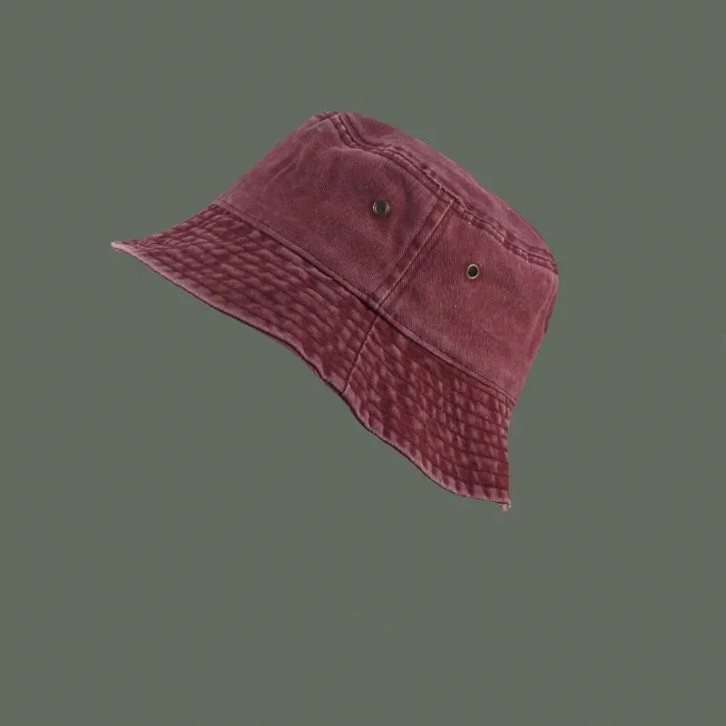 Fashion Washed Denim Fisherman Hat Unisex Solid Vintag Summer Y2k for Women Men Bucket Panama Hat Sun Protection