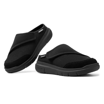 Women's Orthopedic Slippers Wide Fleece Lined Clogs with Arch Support Recovery Pedic Shoes Comfortable Slip-On Footwear 1
