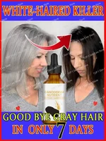 Anti Gray  Hair Serum  White To Black Natural Repair Product 1 2