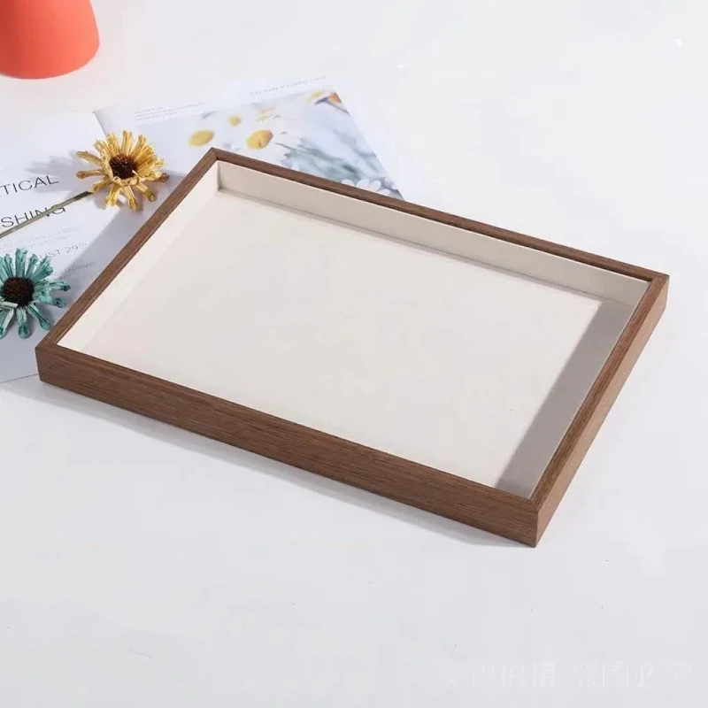 Black Walnut Patterned Jewelry Tray for Viewing Storage Earrings Necklaces Empty Trays Bracelets storage tray jewelry storage tray