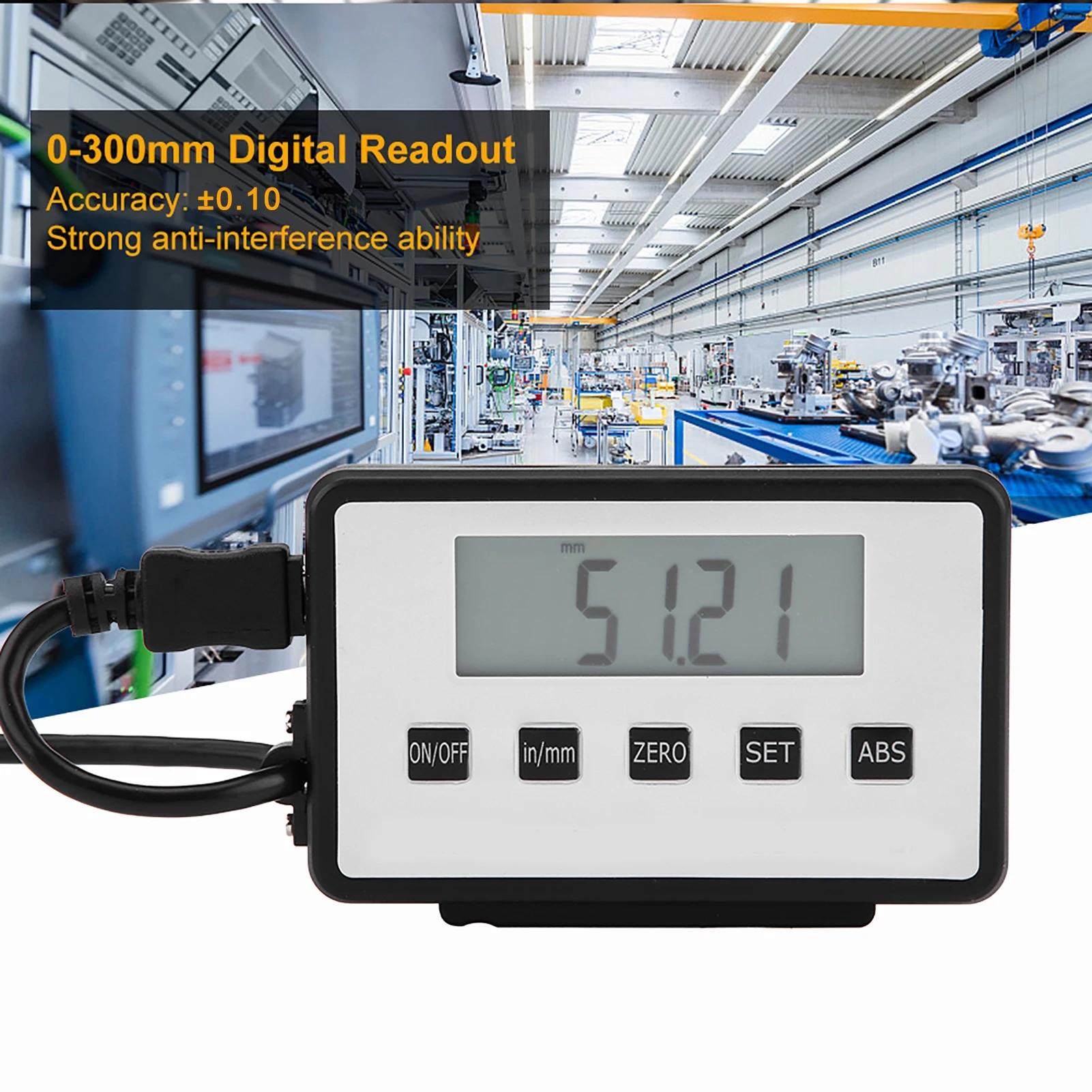 0-300mm Accurate Digital Linear Scale LCD Readout Kit for Milling Machines Lathes 300mm Readout Scale Digital Kit