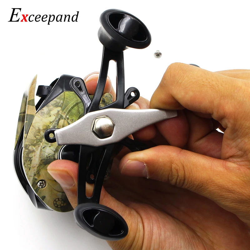 Exceepand-Baitcasting Fishing Reel Handle, M7, M8 Porcas, Chave de Parafuso, Porca Keeper Shaft, Tampa Cap para Abu Garcia, Daiwa, Shimano Reel