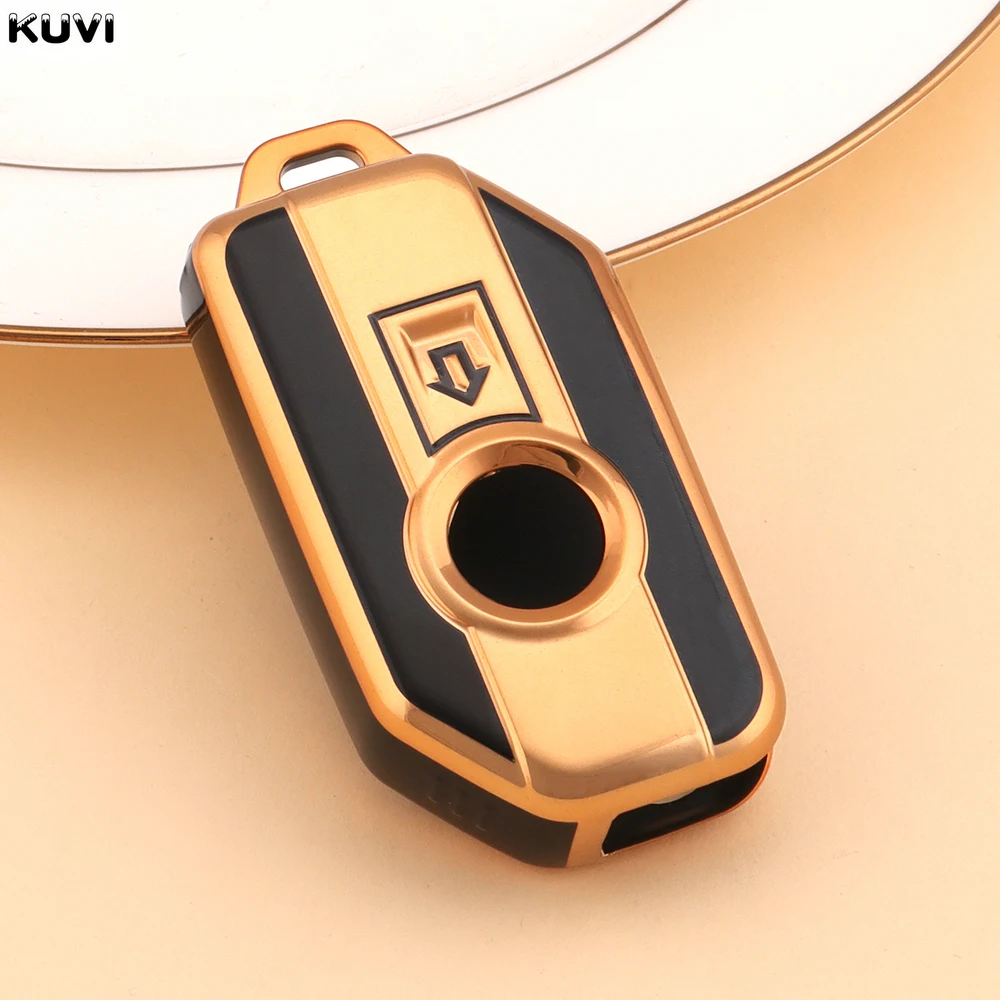 Premium TPU Motorcycle Key Case Skin Cover - Durable Protection