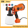 750W Electric Spray Gun 4 Nozzle Sizes 1200ml HVLP Household Paint Sprayer Flow Control Easy Spraying by PROSTORMER 1