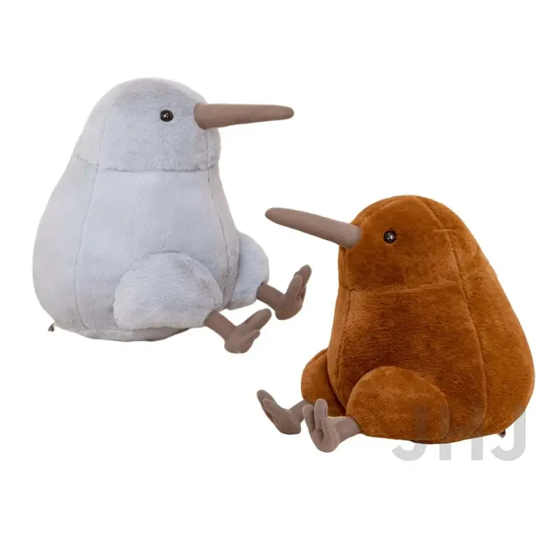 30/40cm Lifelike Kiwi Bird Plush Toy Cute Stuffed Simulation Animal Doll Soft Cartoon Pillow Lovely Birthday Gift Home Decor