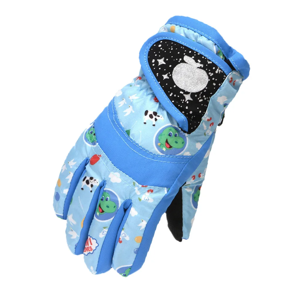 3-7 Years Old Child Fitness Windproof Cycling Mitten Winter Warm Outdoor Sport Snow Ski Glove S16
