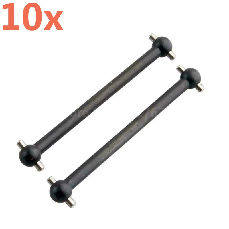 

10Pieces RC 02003 Dogbone 61mm 2pcs Spare Parts Upgrade Acessories For 1/10 R/C Model Car AMAX HSP Himoto
