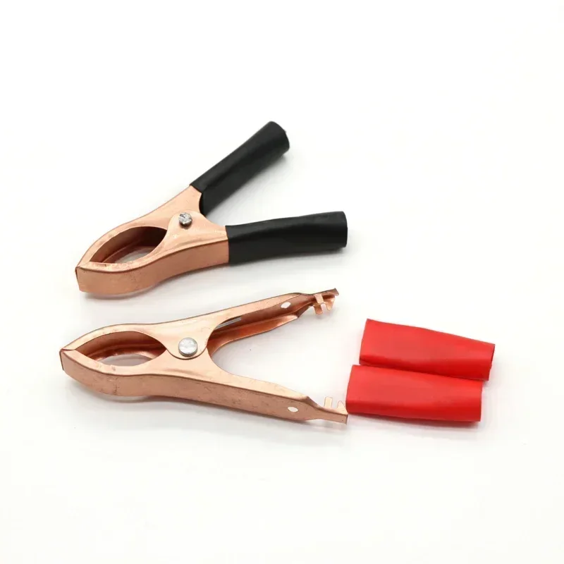 Crocodile Clips Set Car Caravan Van Battery Test Lead Clips Plug Power 30A 50A 100A 300A Black Red Alligator Clip Connector alligator clips