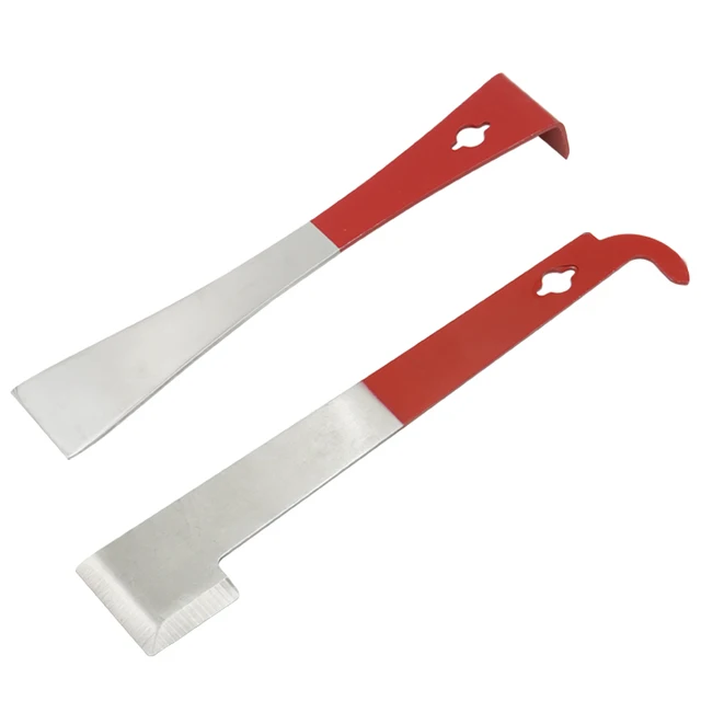 Rozsdamentes Acél Méh Kaptárhorogkaparó Multifunkcionális Méhészeti Kaptár Kaparó Méhészkészlet Keret Tisztítószerszáma - Image 5