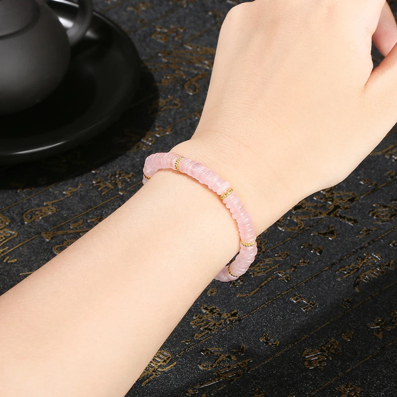 Semi-Precious Stone Beaded Strand Bracelet - Image 6