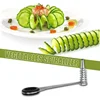 1pc DIY Spiral Potato Cutter Vegetable Cucumber Spiralizer Kitchen BBQ Cooking Tools Carrot Zucchini Multi-Function Slicing Tool 6