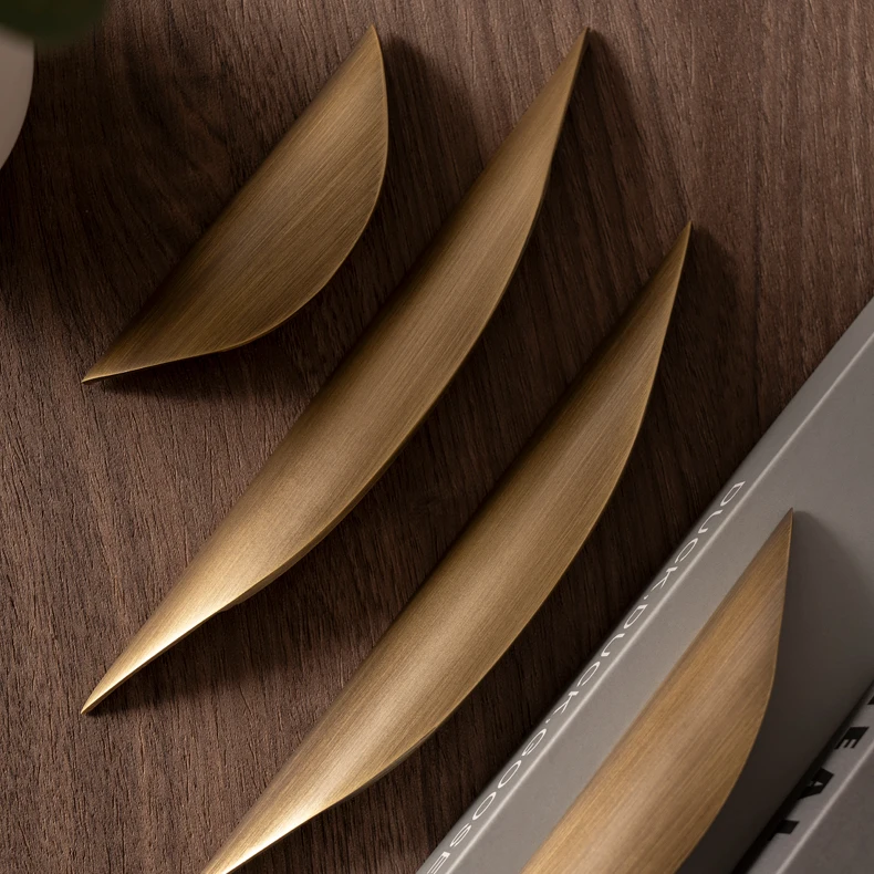 brass drawer pull modern cabinet handle