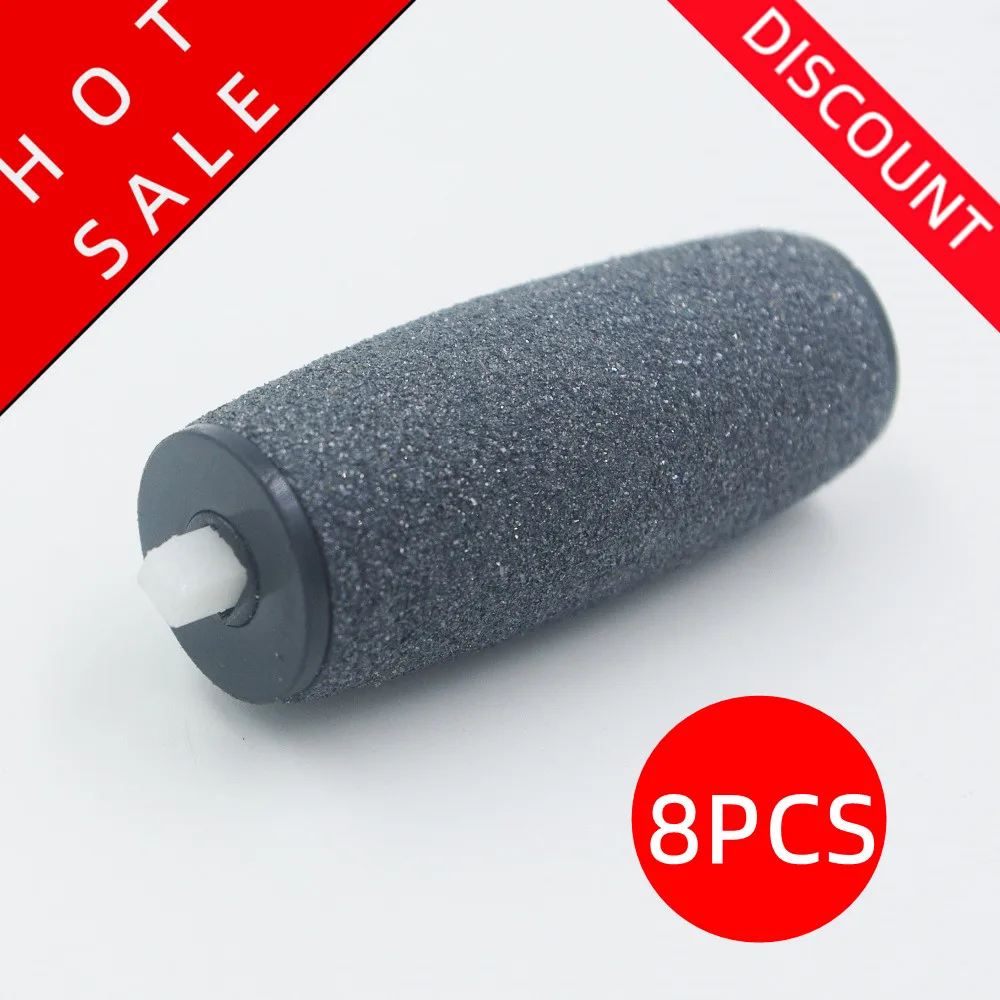 

8pcs Replacement Roller Heads for S choll Velvet Smooth Amope Express Pedi Skin Remover Foot Care Foot Top Quality Free shipping