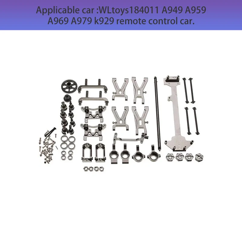 

WLtoys 1/18 A949 A959 A969 A979 K929 Remote Control Car Upgrade Metal Parts 19 Sets