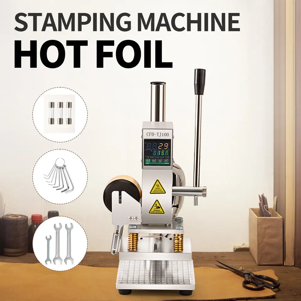 Compact Hot Foil Stamping Machine for Embossing
