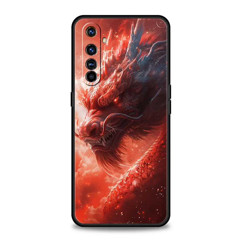 Illusory Color Chinese Dragon Phone Case with Enhanced Protection