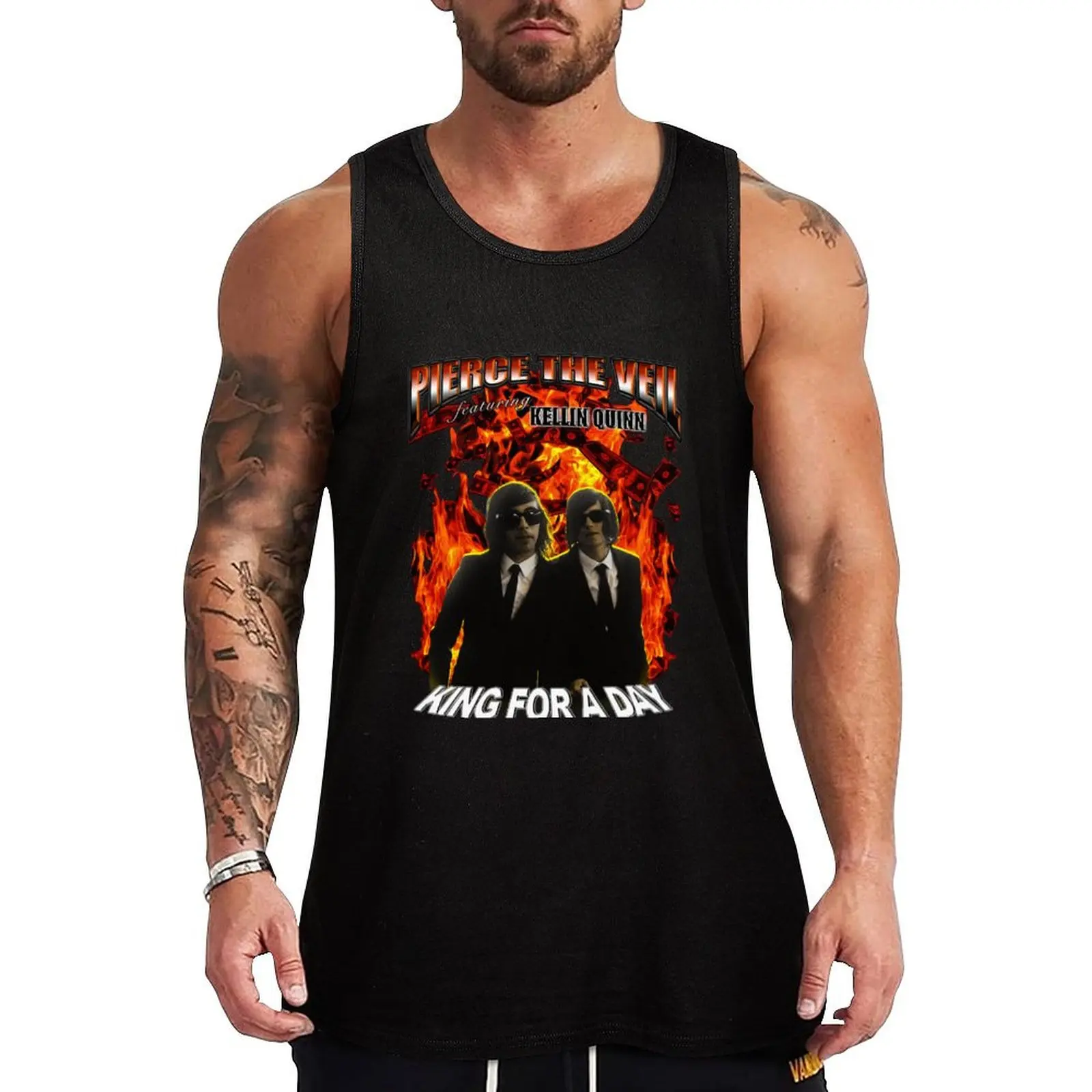

king for a day Tank Top gym clothes for man fitness