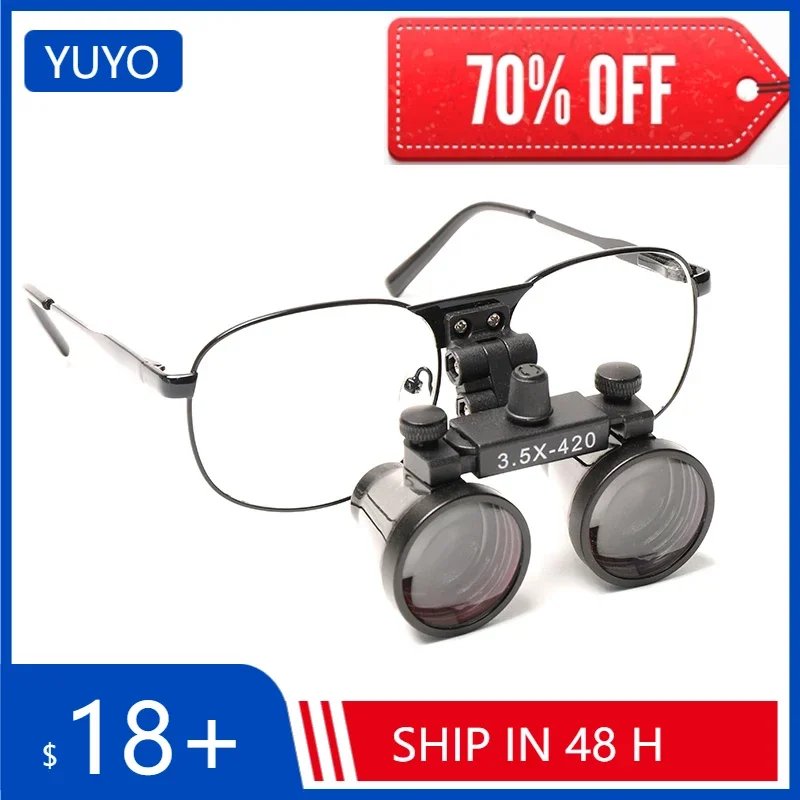 3.5x, Glass Lens, All Metal Handheld Magnifier