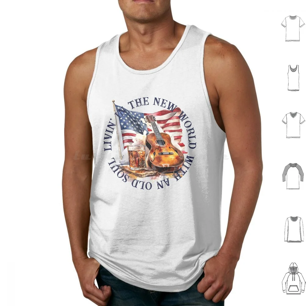 Oliver Anthony New World Old Soul Canotte Gilet Senza Maniche Oliver Anthony Rich Men North Of Byrd I Want To Go Home