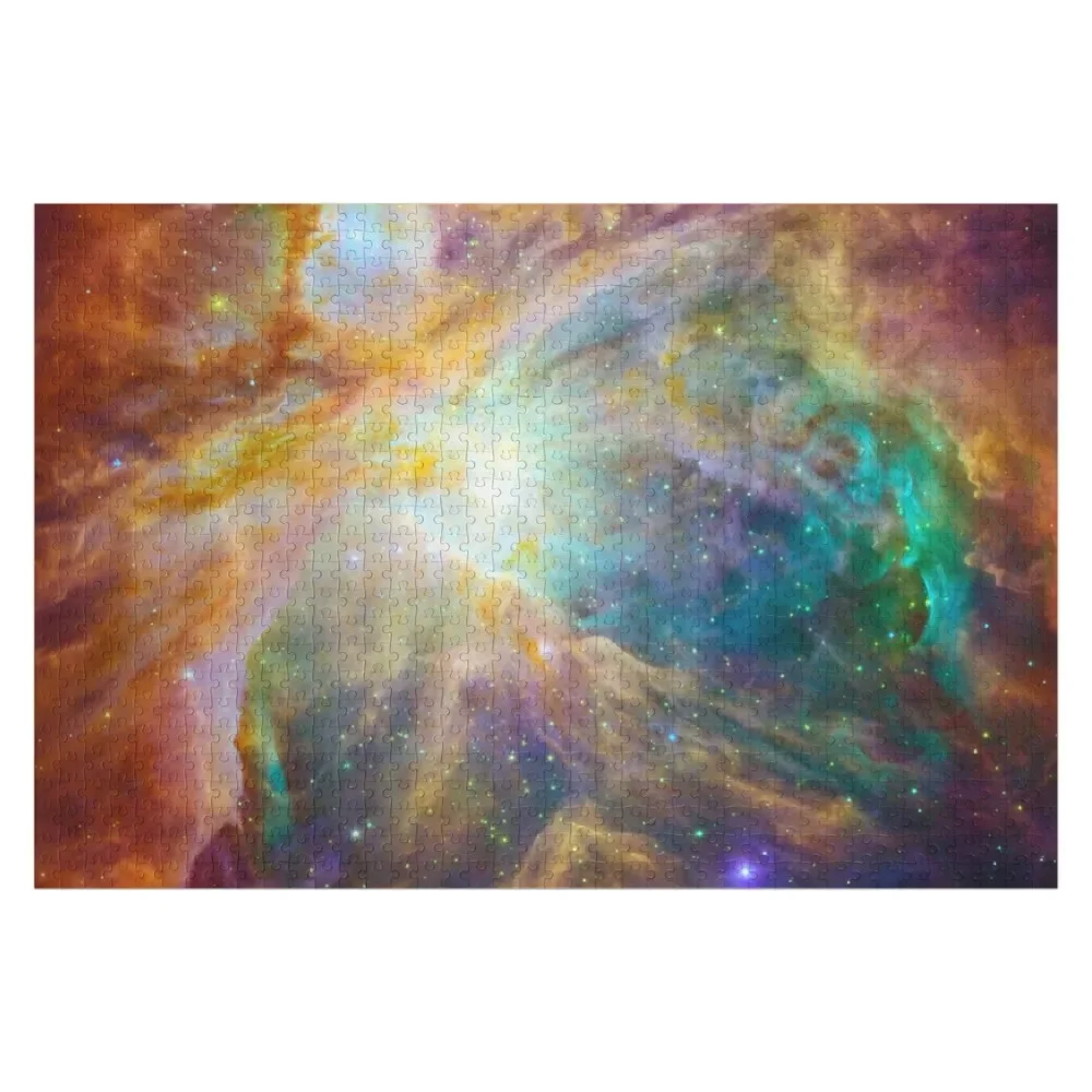 

Orange Nebula Space Puzzle Jigsaw Puzzle Personalized For Kids For Children Personalized Kids Gifts Personalized Baby Toy Puzzle