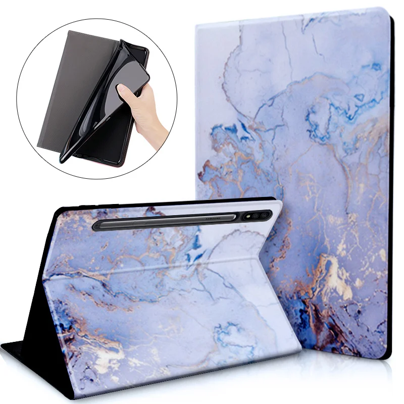 Case For Samsung Galaxy Tab S7 SM-T870 S 8 Plus samsung tab 7 12.4 cover SM-T970 2020 Tablet Auto sleep | Компьютеры и офис
