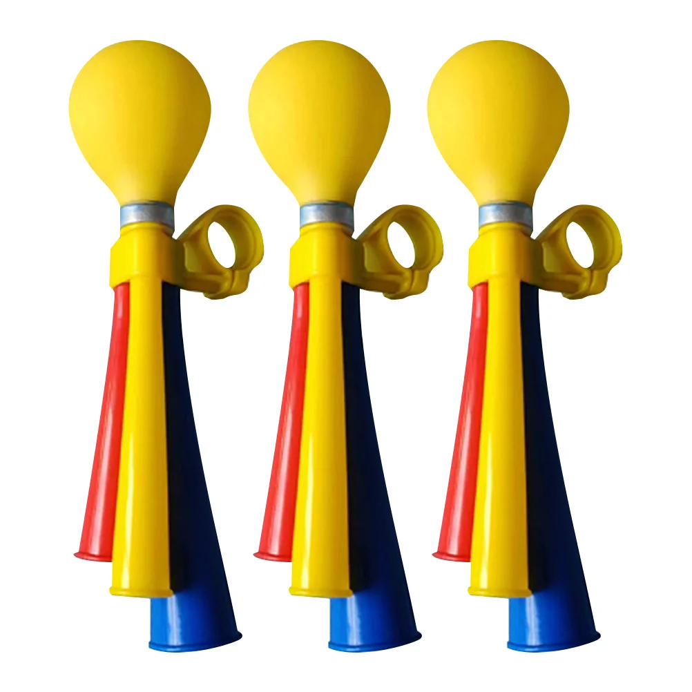 

3Pcs Bike Bugle Horns Manual Air Horns Teenagers Bike Horns Daily Use Loudspeaker Horns