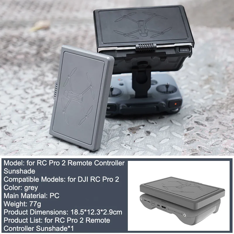 Pare-soleil pour DJI Mavic 4 Pro RC Pro 2 - Protection écran et anti-éblouissement