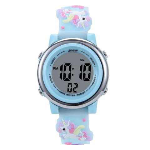 CE105 Children's Cartoon Ventilation Watch Waterproof Luminous Colorful Luminous Sports Electronic Watch