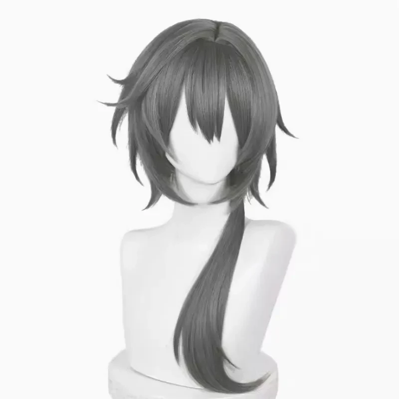 

Game Ensemble Stars Shiina Niki Cosplay Wig Dark Grey Hair Heat Resistant Synthetic Halloween Party Accessories Props